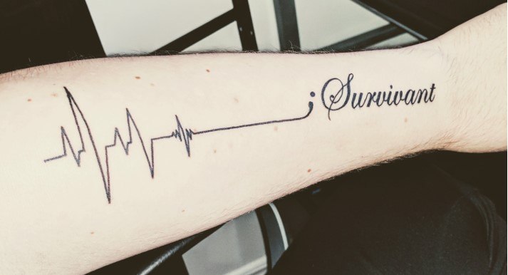 Survivor Semicolon Temporary Tattoo-faith and Fear Meaningful Survivor Fake  Tattoo-spiritual Tattoo Pack-arrow Tattoo-small Semicolon Tattoo - Etsy